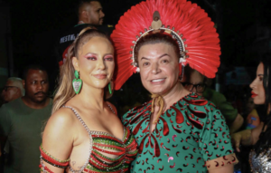 Paolla Oliveira brilha com look deslumbrante para a Grande Rio