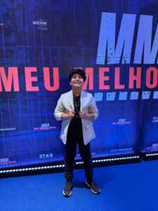 Diego Laumar prestigia Gui Tavares na pré-estreia do “MMA – Meu Melhor Amigo”