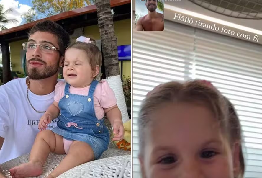 João Guilherme mostra videochamada com filha de Virginia: “Fã“ - Foto: Instagram