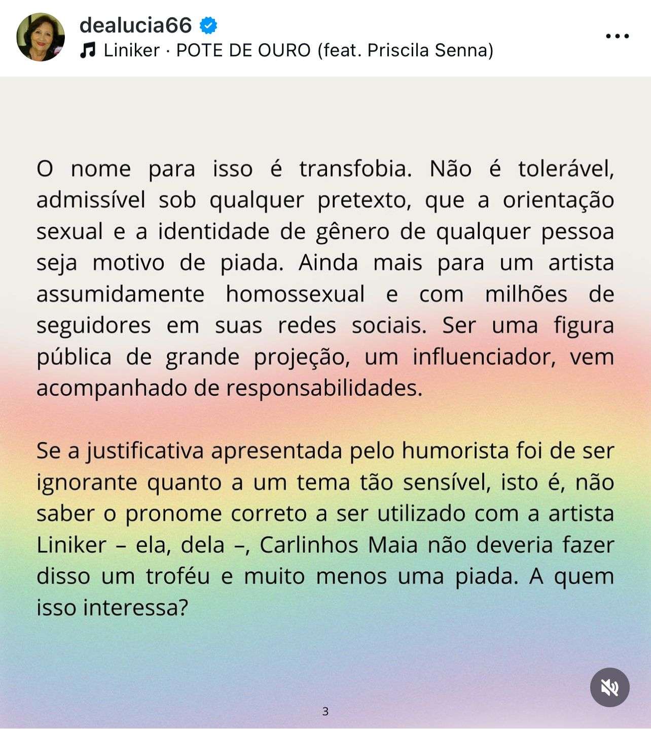 Dona Déa Lúcia se pronuncia sobre a treta de Carlinhos Maia e Liniker 11 WhatsApp Image 2025 01 19 at 18.05.02 2