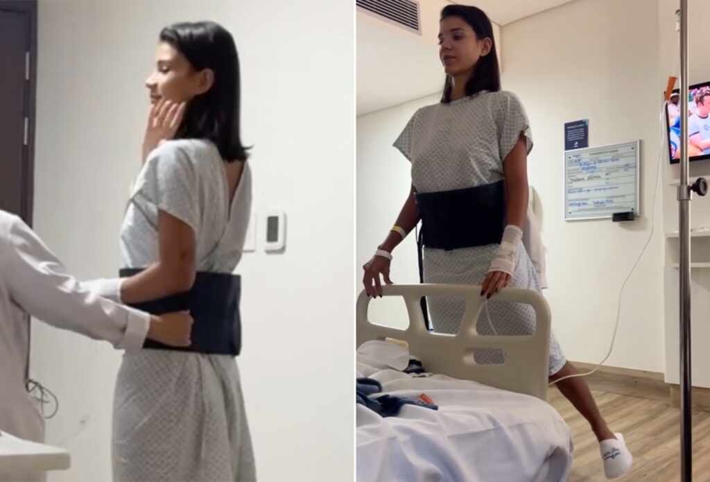 Após Descobrir Cisto No Crânio, Jakelyne Oliveira Inicia Fisioterapia No Hospital