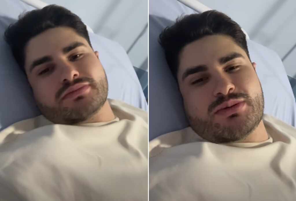 Lucas Souza É Internado Com Fortes Dores Abdominais: 'Insuportável'; Vídeo