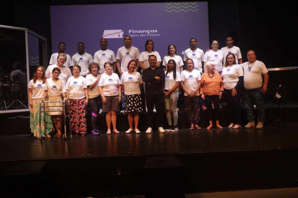 Legenda: Turma Inaugural Projeto Finanças Além Do Plano Ocorrido Em 14/02/2025