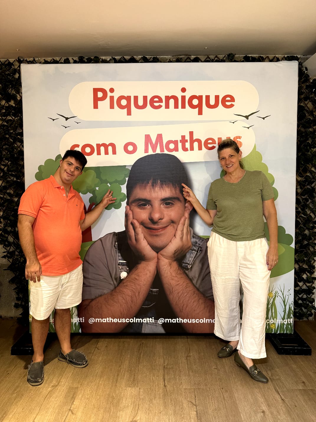 Matheus Colmatti promove o piquenique da inclusão