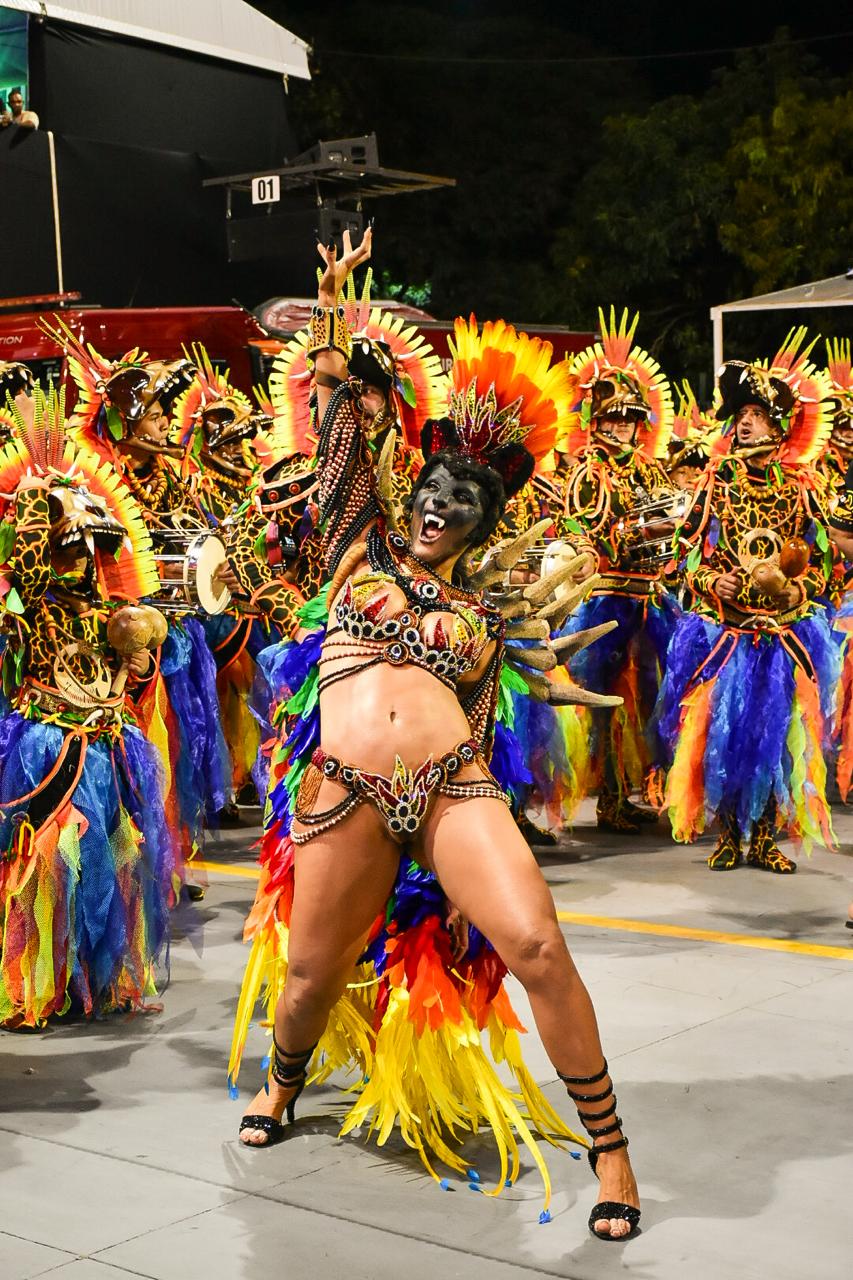 Carla Prata, Rainha De Bateria Da Tucuruvi, Surge Com Máscara Para Representar Onça 2 Carla Prata - Foto: Will Dias / Brazil News