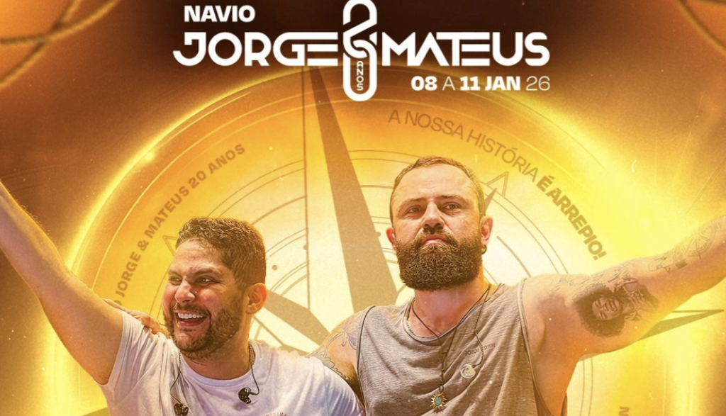 Promoação E Jorge &Amp; Mateus Anunciam O Navio Da Dupla Em Janeiro De 2026 - Foto: Divulgação