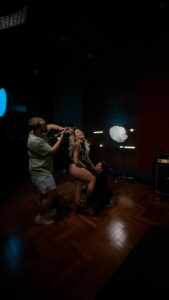 Gica entra em estúdio para gravação de novo Projeto Musical