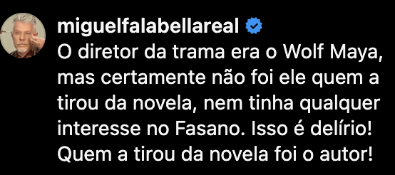 Miguel Falabella Rebate Fala De Maitê Proença Sobre Saída Repentina De Novela: &Quot;Isso É Delírio&Quot; 2 Miguel Falabella Rebate Fala De Maite Proenca Sobre Saida Repentina Egobrazil