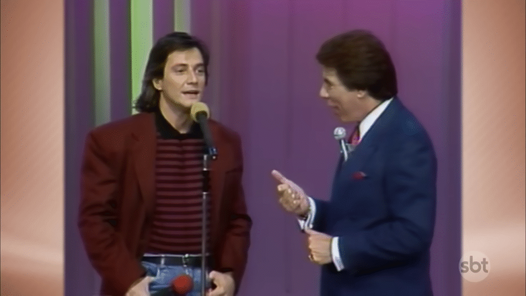 Fabio Jr E Silvio Santos Show De Calouros Egobrazil