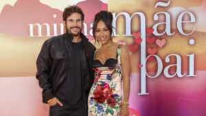 Sabrina Sato e Nicolas Prattes brilham em evento de lançamento do novo reality do Globoplay
