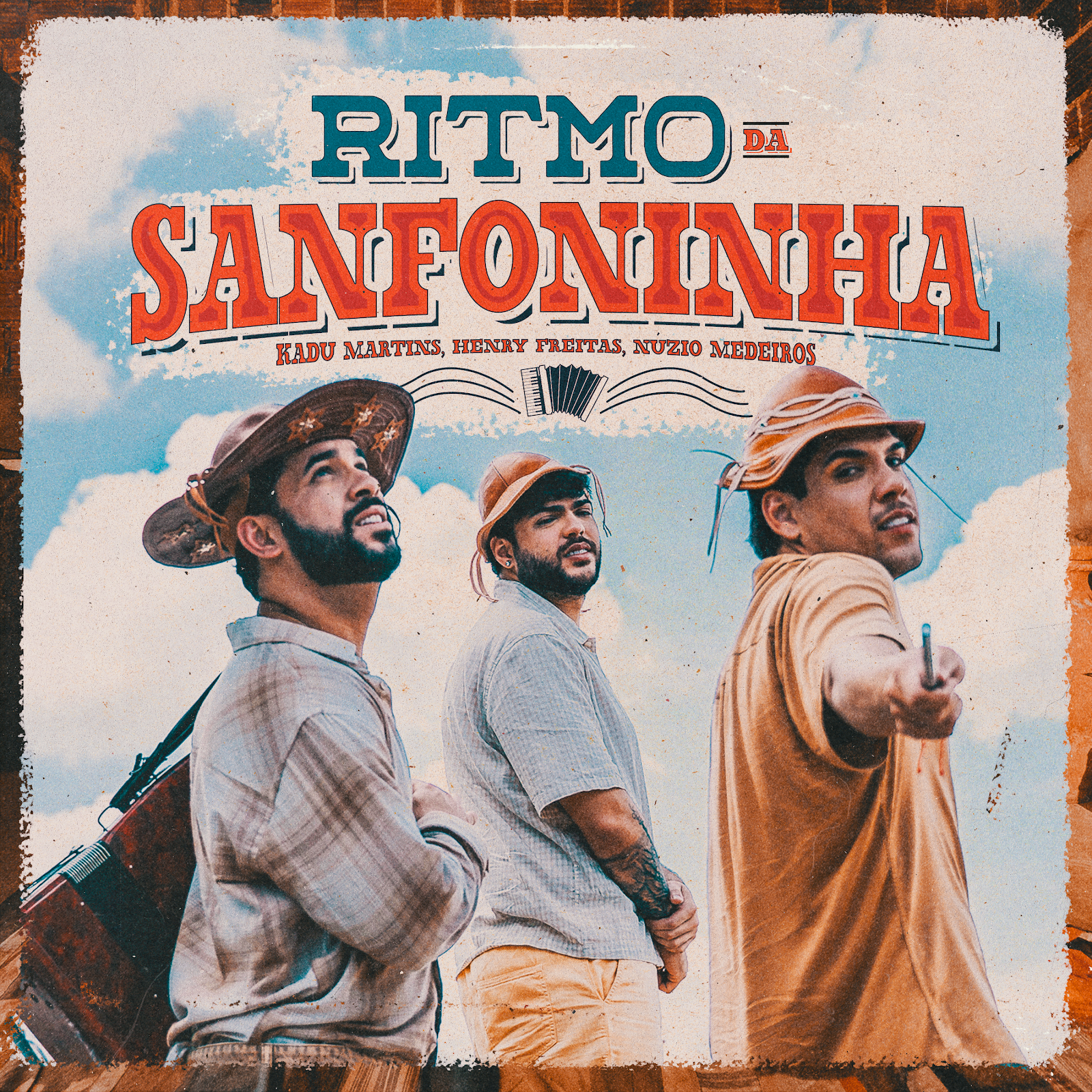 Kadu Martins se une a Henry Freitas e Nuzio Medeiros na envolvente “Ritmo da Sanfoninha”