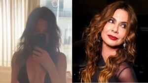 Luciana Gimenez exibe boa forma de biquíni e brinca sobre o frio: “Santa ingenuidade”
