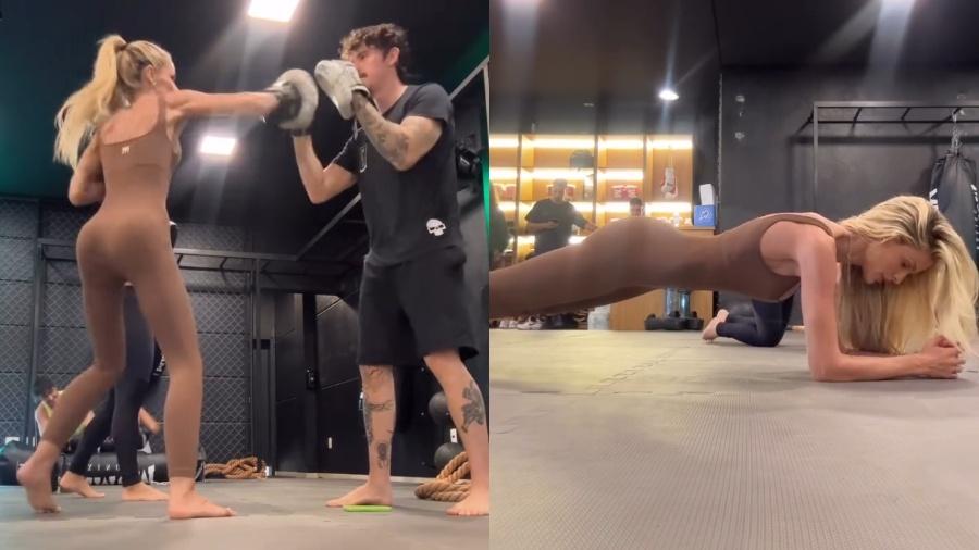 Yasmin Brunet Exibe Rotina Intensa De Treinos Com Boxe, Prancha Abdominal E Corda Naval - Foto: Instagram