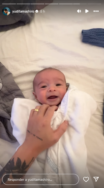 1754004145 41 Yudi Tamashiro se derrete com Davi e mostra momento pai 1