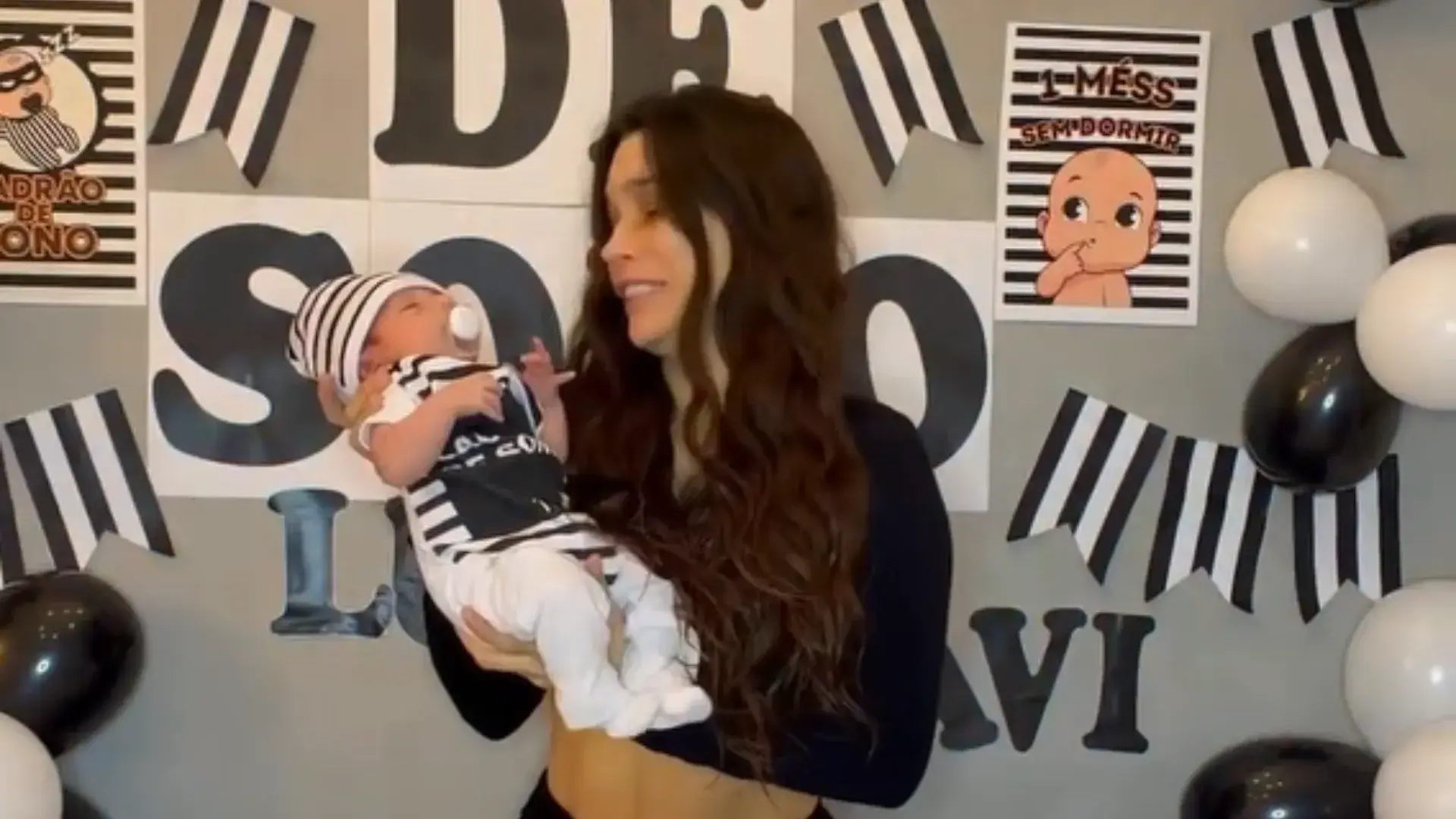 Raissa Barbosa escolhe tema inusitado para mêsversário do filho 6 Raissa Barbosa