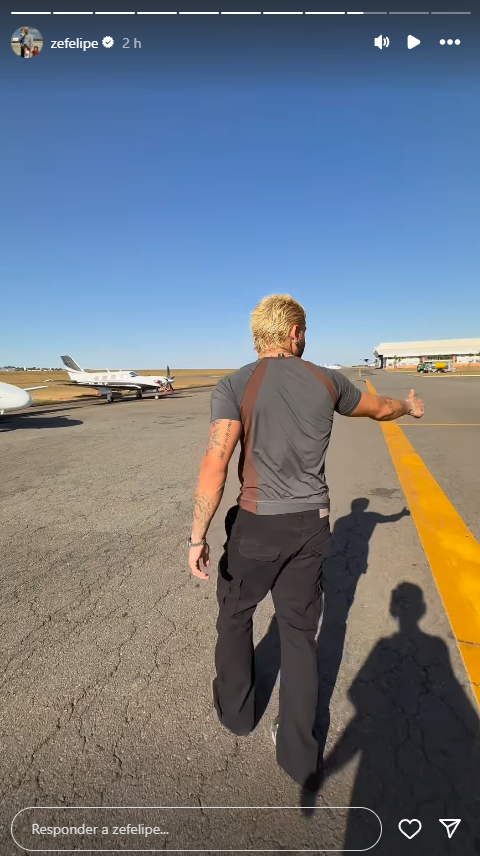 Zé Felipe se fere com brinco após o banho, leva pontos e tranquiliza fãs nas redes 3 Zé Felipe - Reprodução: Instagram/@zefelipe