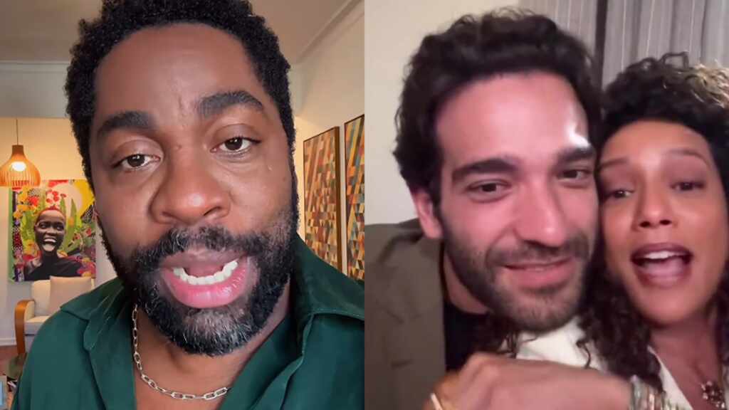 Lázaro Ramos rebate apelido de “cabeçudo” feito por Taís Araújo nas redes Lázaro Ramos rebate apelido de "cabeçudo" feito por Taís Araújo nas redes - Foto: Instagram