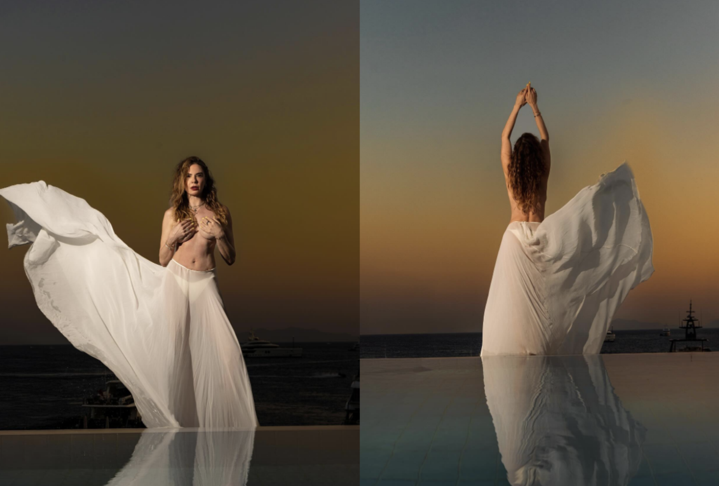 Luciana Gimenez posa de topless em Mykonos e rebate críticas sobre filho Lucas Jagger - Foto: Instagram