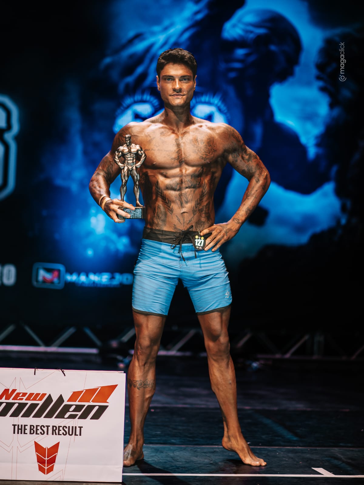 Davi Kneip vence obesidade e anorexia e é condecorado Embaixador da Muscle Contest - Foto: Divulgação