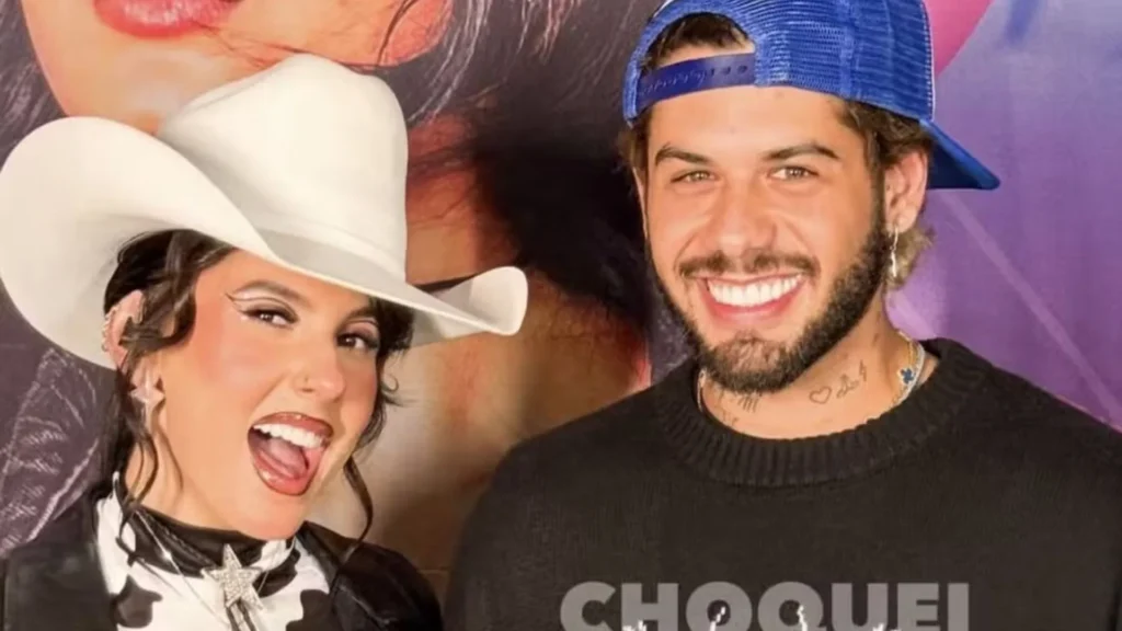 Ana Castela e Zé Felipe cantam juntos durante show em Goiás - Foto: instagram