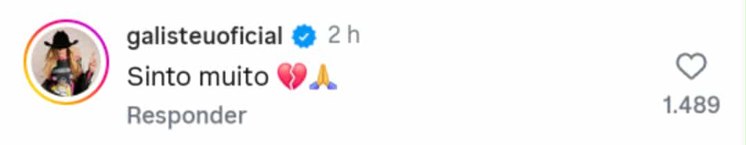 Adriane Galisteu manda recado para Li Martins ao saber da morte de JP Mantovani