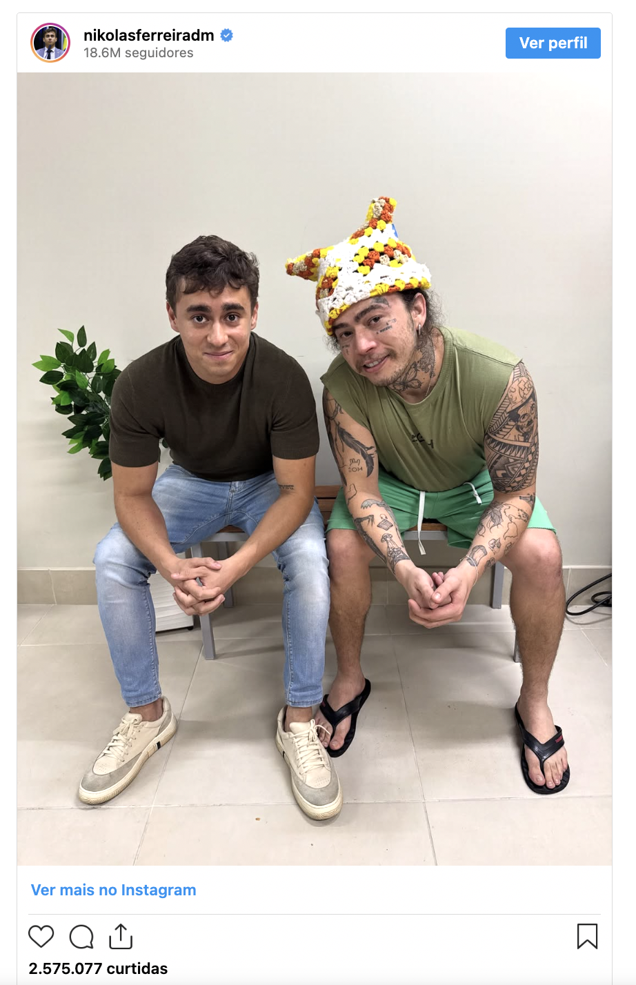 Nikolas Ferreira e Whindersson Nunes se reencontram após polêmica nas redes 17 Nikolas Ferreira e Whindersson Nunes se reencontram após polêmica nas redes - Foto: instagram