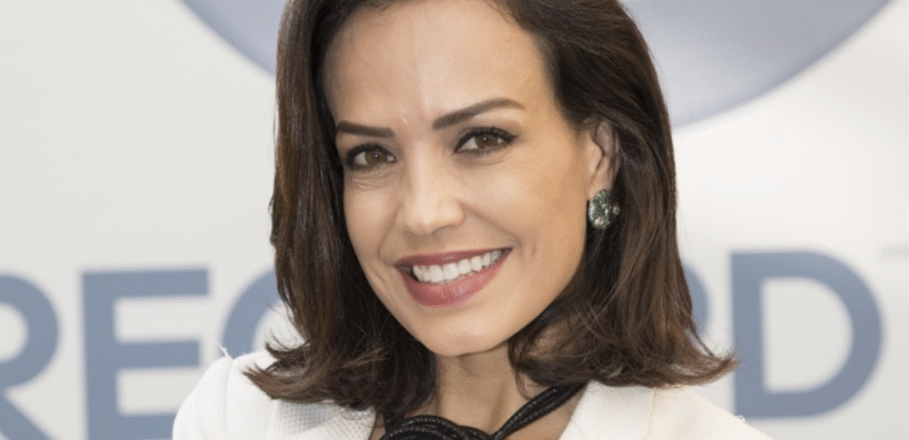 Fabiana Oliveira comanda quadro com eliminados de A Fazenda no Domingo Espetacular