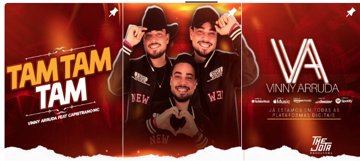 Vinny Arruda comemora sucesso do primeiro hit 'Tam Tam Tam' 5 Captura de Tela 2025 09 28 as 20.18.23