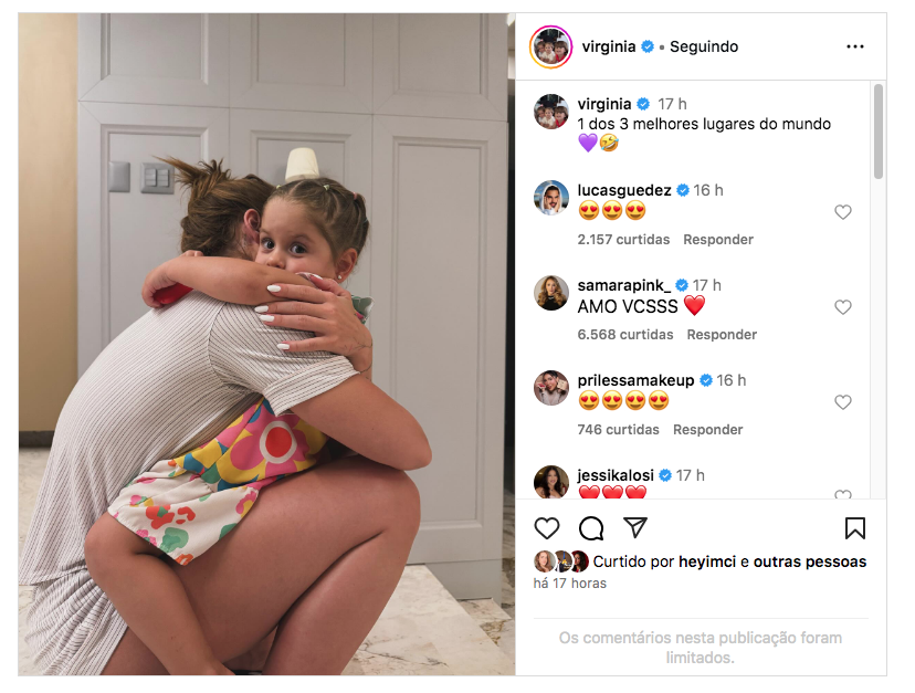 Virginia faz declaração envolvendo os filhos após Zé Felipe ‘assumir’ Ana Castela