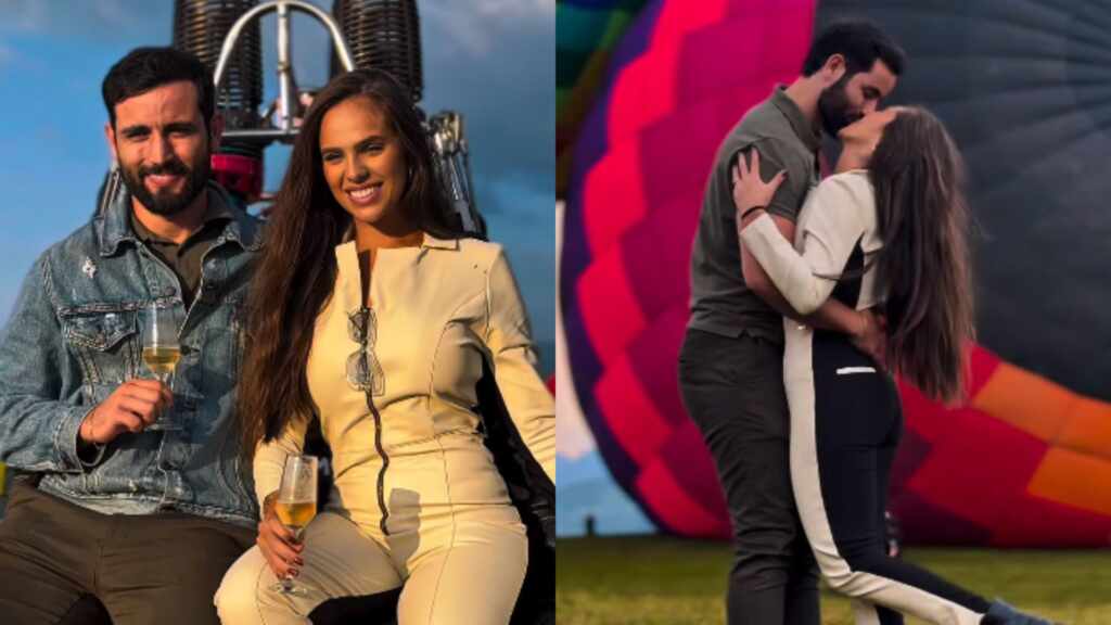 Matteus Amaral curte desfile em SP com a namorada Anna Julia Ferreira Matteus Amaral curte desfile em SP com a namorada Anna Julia Ferreira