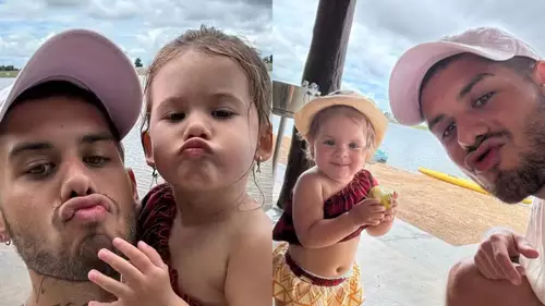 1849934436 veja a reacao das filhas de ze felipe ao ver o pai em clipe com ana castela