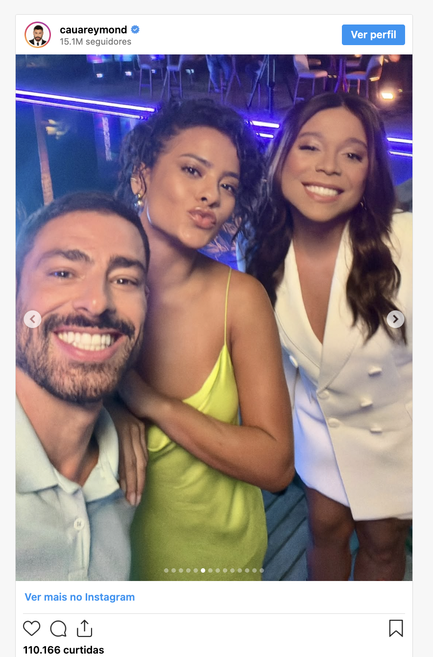 Cauã Reymond encerra gravações de Vale Tudo e relembra foto com Bella Campos 2 Cauã Reymond encerra gravações de Vale Tudo e resgata foto com Bella Campos após polêmica nos bastidores