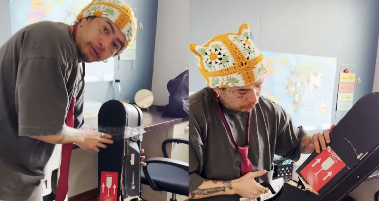 Whindersson Nunes desabafa sobre violão quebrado em voo e pede ajuda à companhia aérea