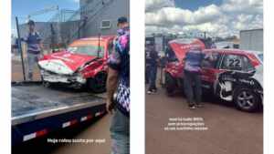 Caio Castro sofre acidente durante treino de corrida no Paraná, mas passa bem