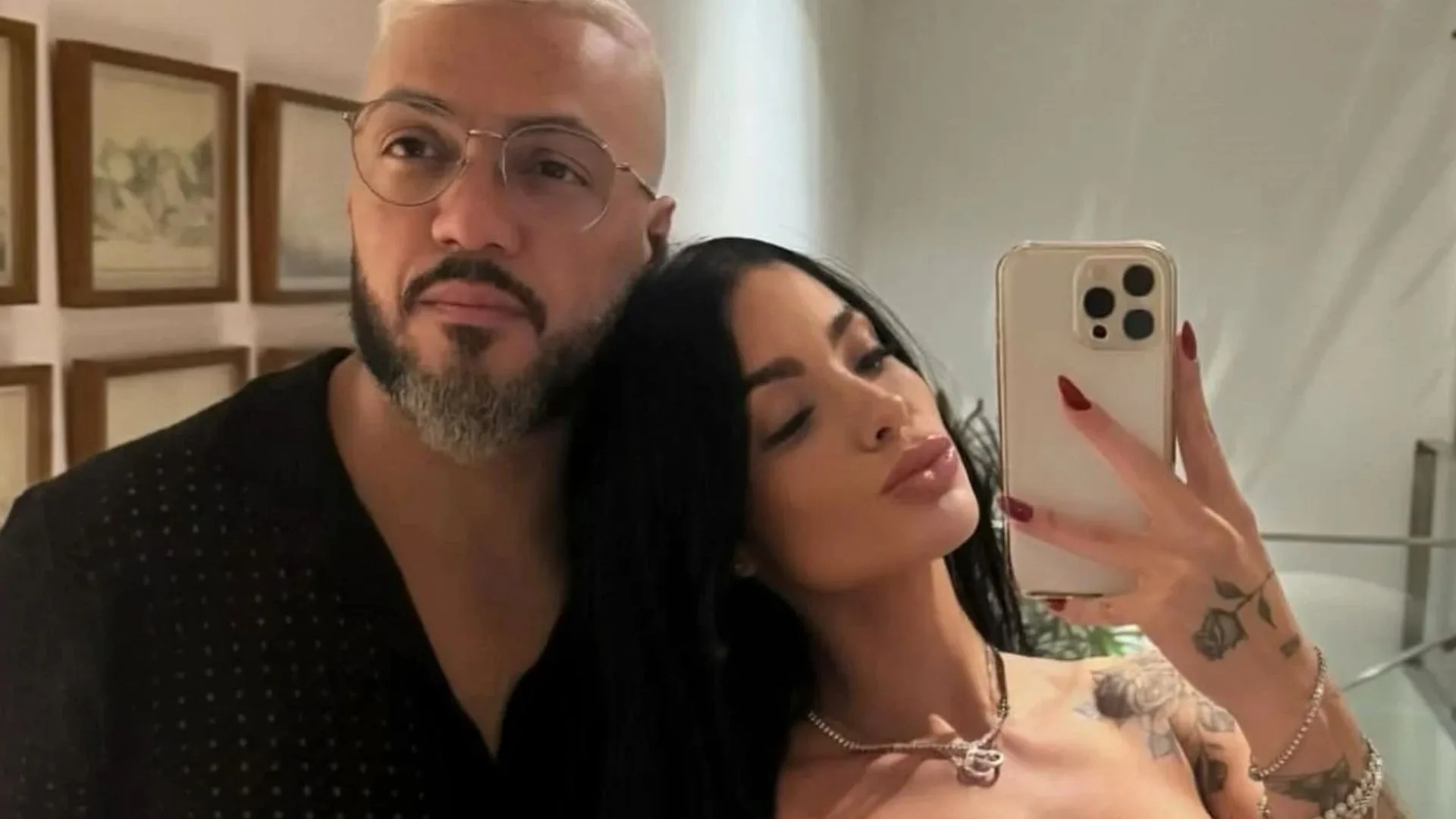 Rayane Figliuzzi explica por que Belo evita postar fotos do casal 9 Rayane Figliuzzi explica por que Belo evita postar fotos do casal