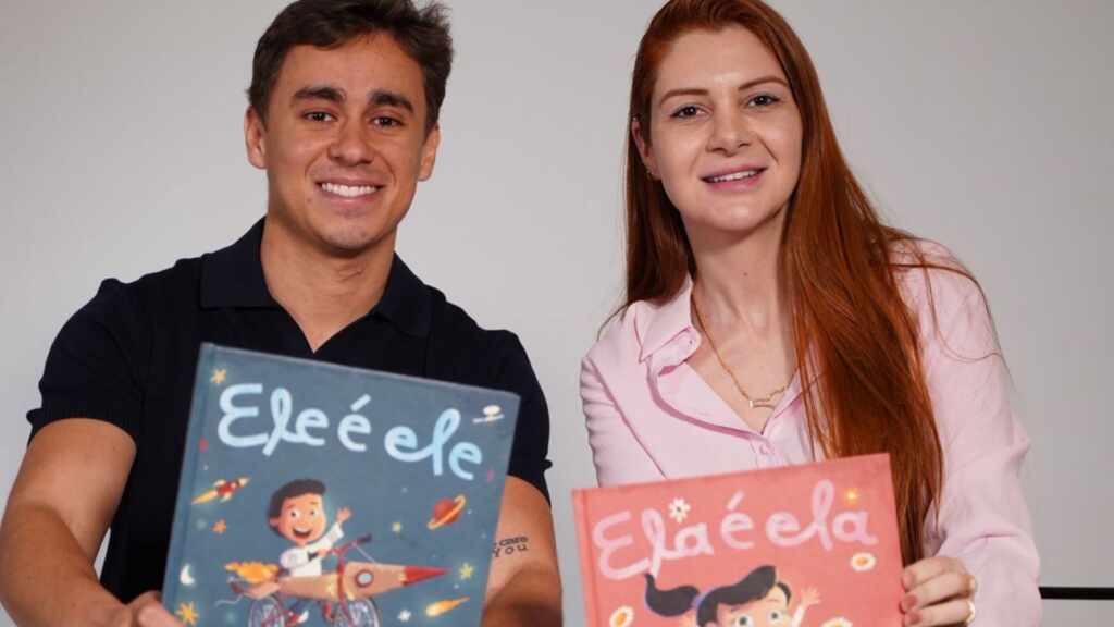 Contra identidade de gênero, Nikolas Ferreira lança livros infantis ‘Ele é ele’ e ‘Ela é ela’ PHOTO 2025 10 28 13 51 36