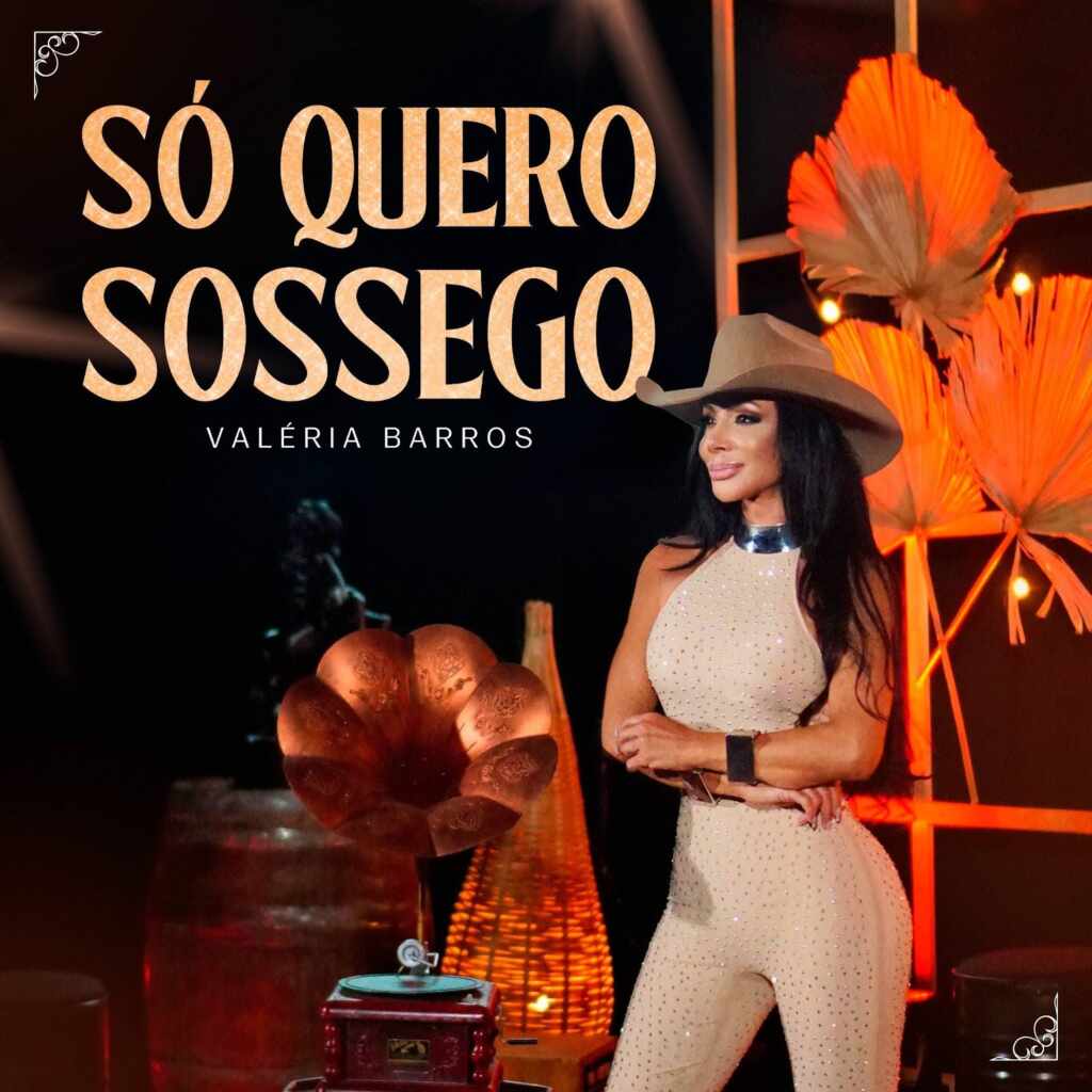Valéria Barros lança single “Só Quero Sossego” Valeria Capa