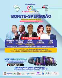 Bofete recebe a 17ª edição do Empreenda Tur: empreendedorismo e  turismo sustentável