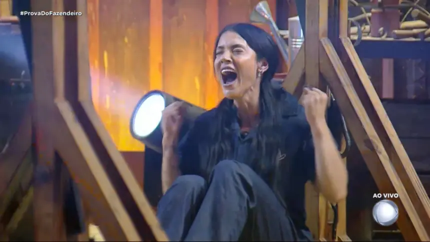 Rayane vence Prova do Fazendeiro e escapa da roça pela segunda vez