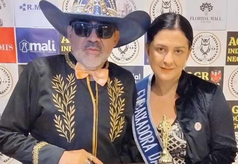 Sula Costa recebe Oscar A.C.L.A.B 2024 – Uma Noite de Estrelas do Jornalismo em São Paulo Sula Costa - Crédito da Foto: Divulgação