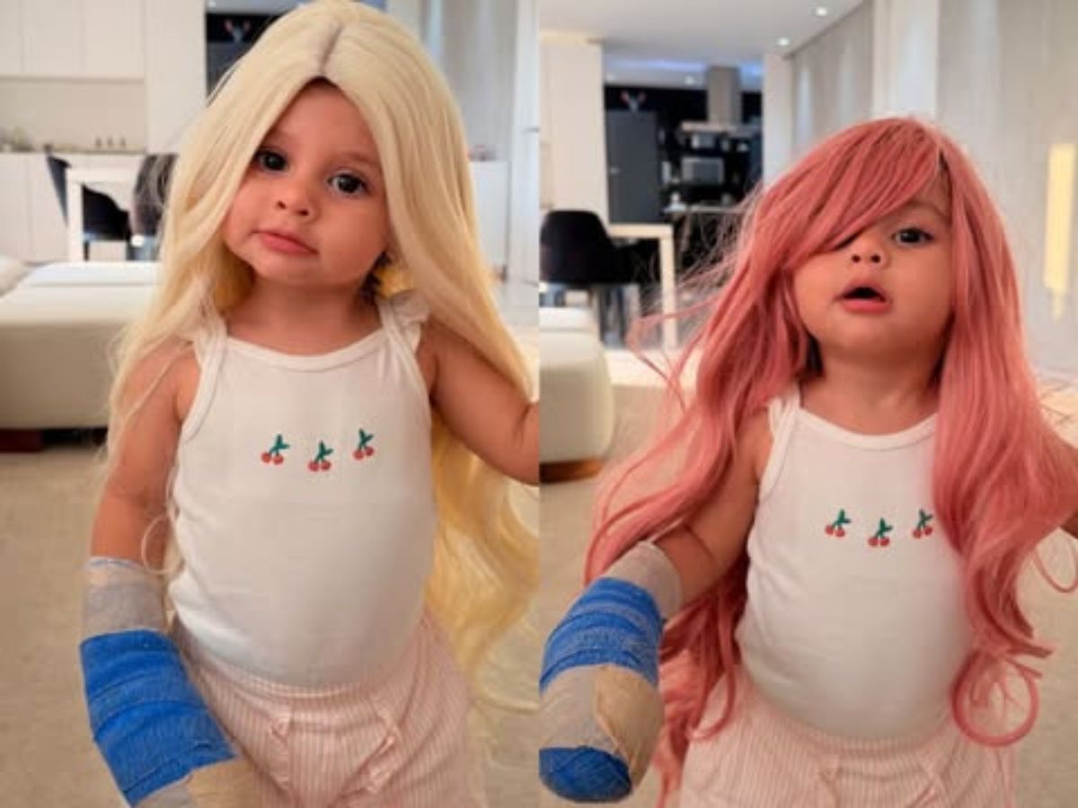 Helena, filha de Neymar e Amanda Kimberlly, arrasa com perucas divertidas 15 1762568897 750 Helena filha de Neymar e Amanda Kimberlly arrasa com perucas 1