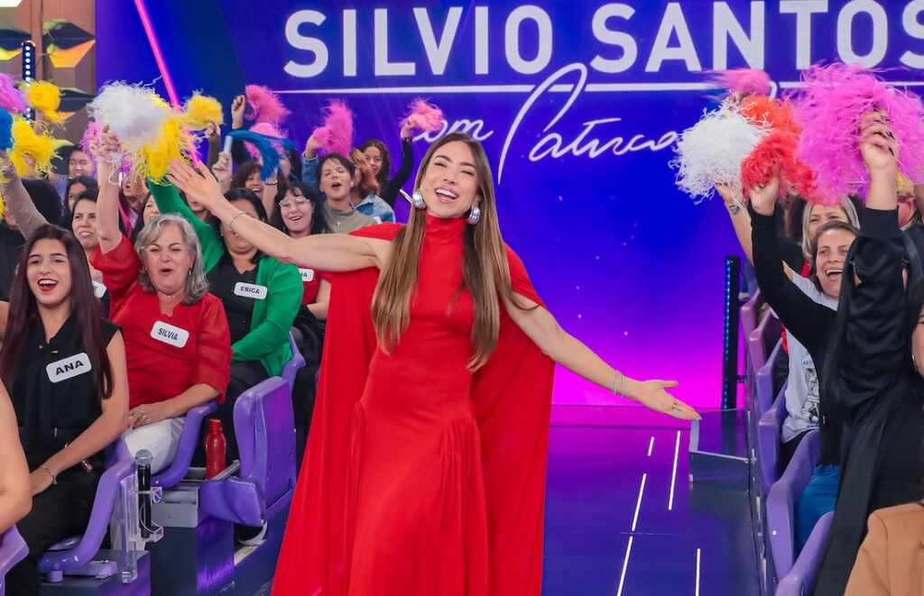 Programa Silvio Santos com Patricia Abravanel consolida boa audiência e a vice-liderança absoluta Programa Silvio Santos com Patricia Abravanel - Foto: Gabriel Cardoso / SBT