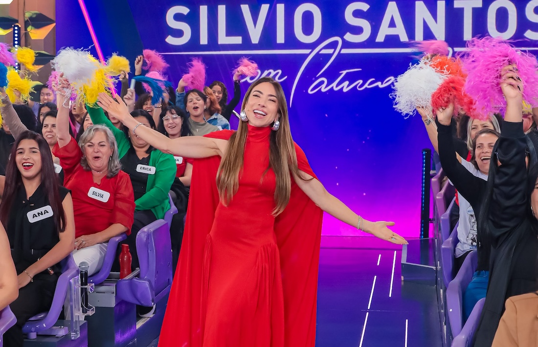 Programa Silvio Santos com Patricia Abravanel - Foto: Gabriel Cardoso / SBT