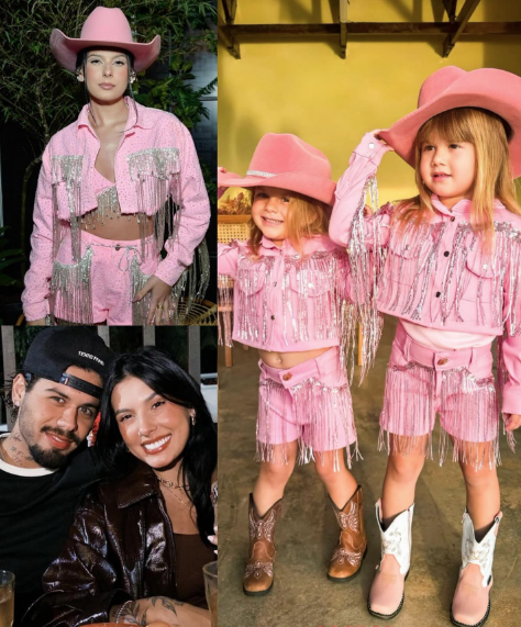 Filhas de Zé Felipe encantam web com looks inspirados em Ana Castela - Foto: Instagram