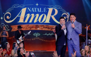 Zezé di Camargo grava ‘Natal é Amor’ com Paula Fernandes e Alexandre Pires no SBT
