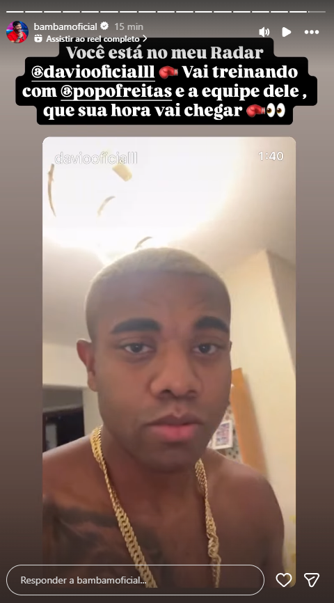 Reprodução: Instagram/@bambamoficial