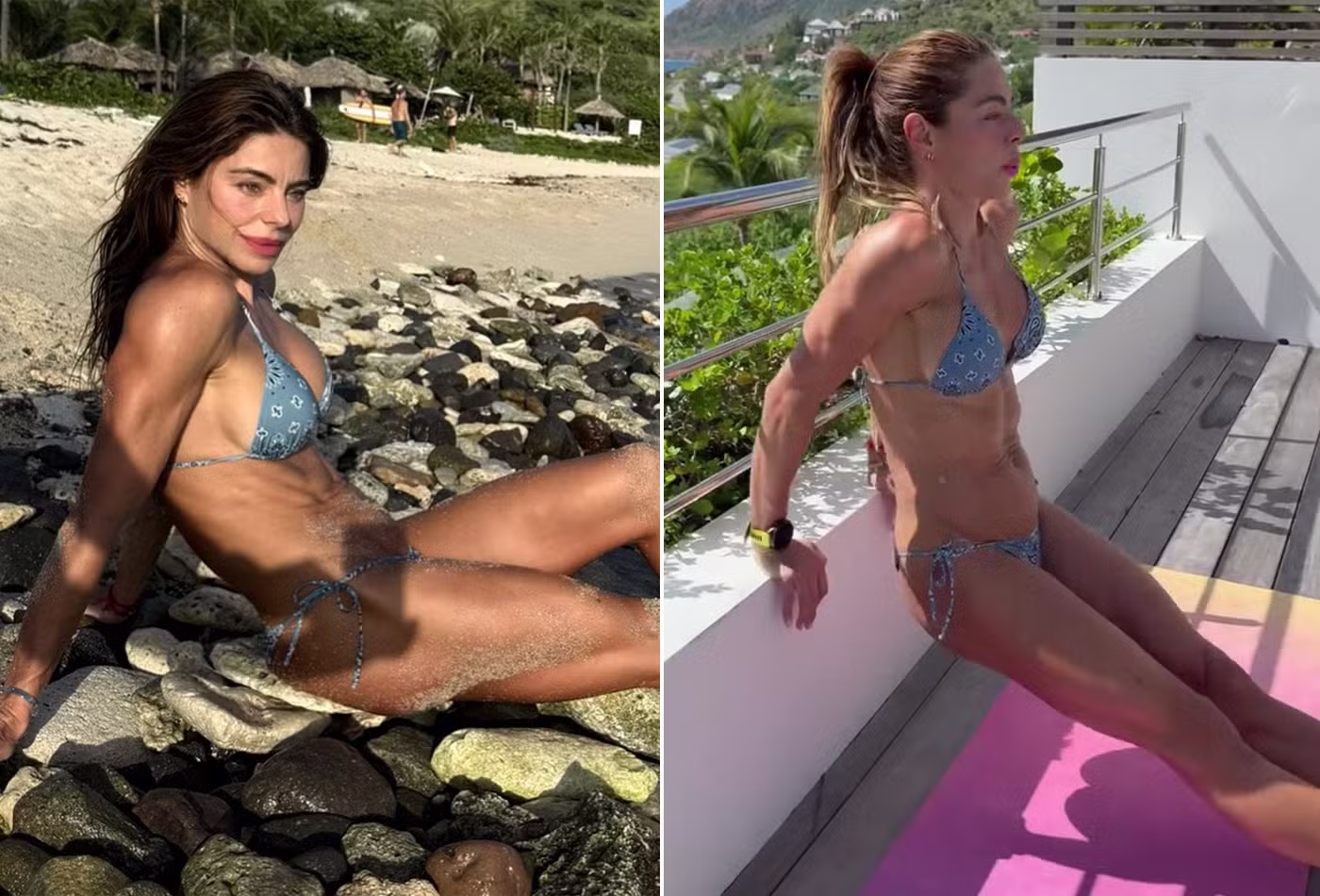 Daniella Cicarelli exibe shape impecável em treino ao ar livre e dia de praia no RJ - Foto: Instagram