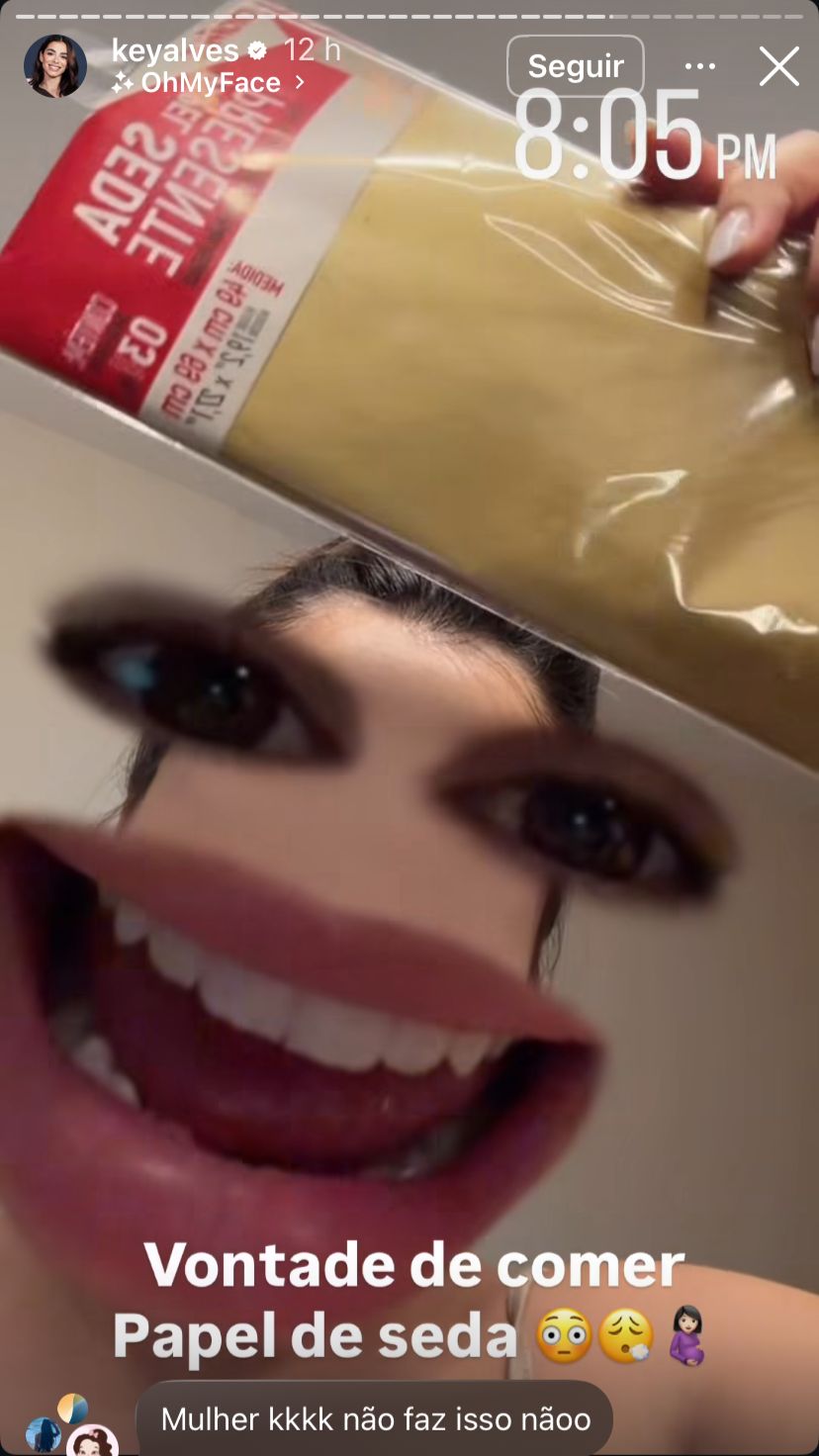 Key Alves revela desejo de grávida - Reprodução/Instagram @keyalves