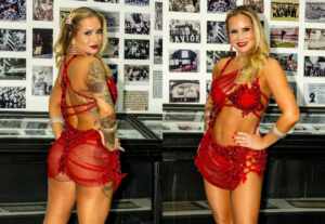 Isis Camargo encanta ao lado da Acadêmicos do Tucuruvi no ensaio turbinado da Gaviões da Fiel