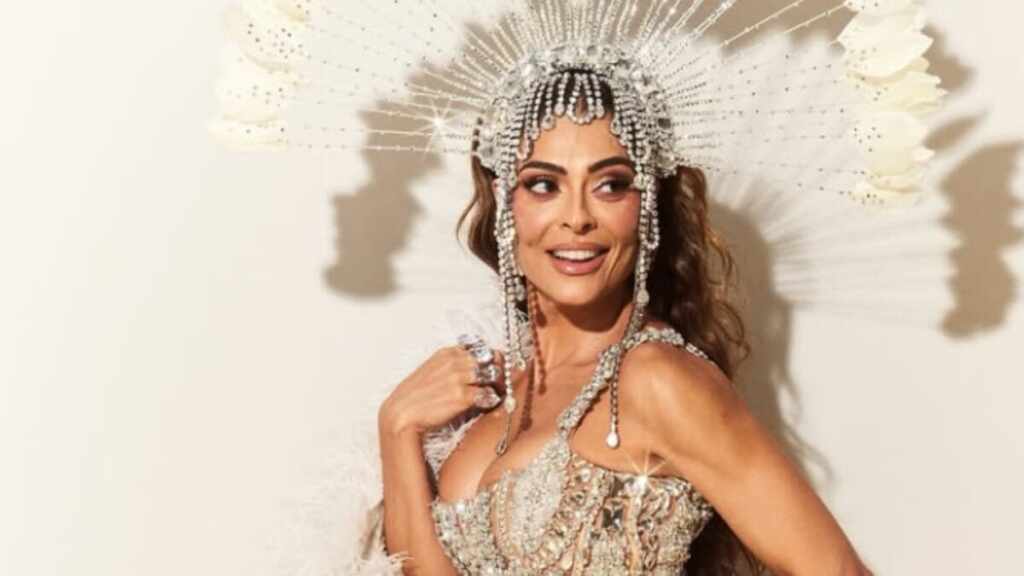 Juliana Paes esbanja samba no pé em ensaio da Unidos do Viradouro para o Carnaval 2026